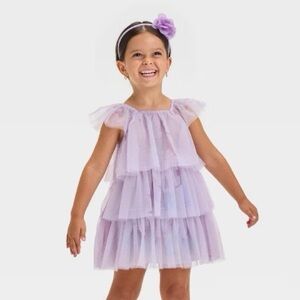 Toddler Girls' Disney Frozen Elsa Layered Dress